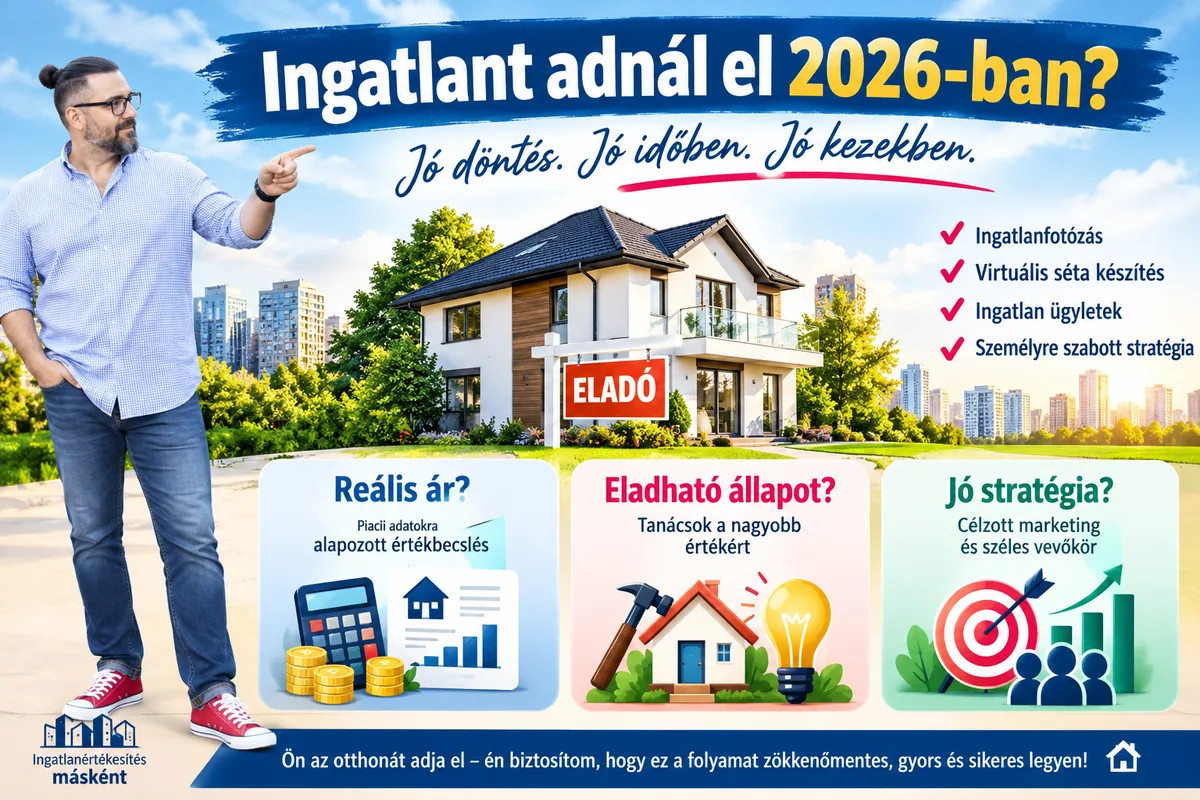 Ingatlan eladás Budapesten és Pest megyében – értékbecslés és ingatlanértékesítési stratégia